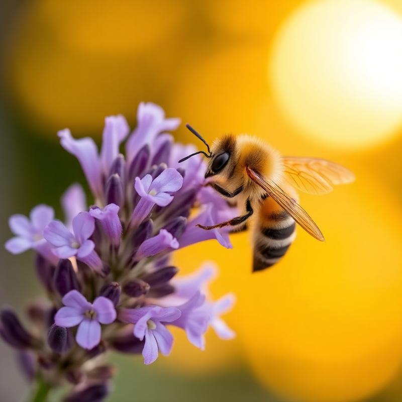 Honeybee on lavender